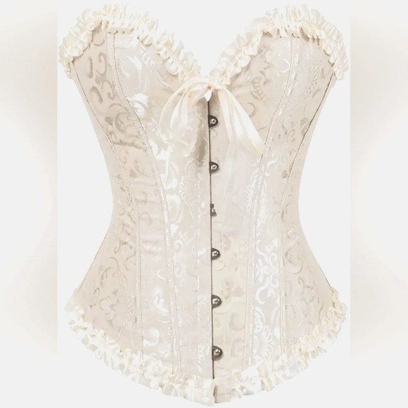 Vintage Other - Vintage Brocade Sexy Corset Lace  Up Corsets Gothic Corset Top Bustier Corselet